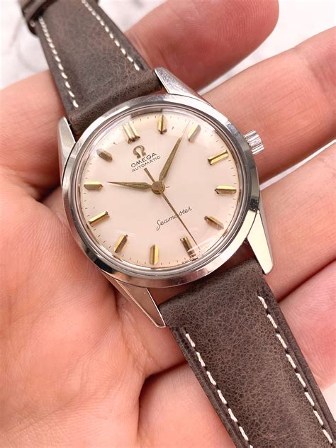 vintage omega seamaster date|vintage Omega Seamaster price guide.